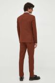 Костюм Lindbergh чоловічий колір коричневий однотонна