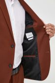 Костюм Lindbergh чоловічий колір коричневий однотонна