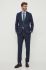 Вовняний костюм BOSS колір синій візерунок (3605827)