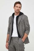 Вовняний піджак BOSS колір сірий (3591368)