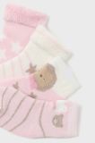 Шкарпетки для немовлят Mayoral Newborn 4-pack колір рожевий (3415726)