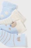 Шкарпетки для немовлят Mayoral Newborn 4-pack колір блакитний (3415700)
