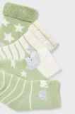 Шкарпетки для немовлят Mayoral Newborn 4-pack колір зелений (3415705)