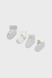 Шкарпетки для немовлят Mayoral Newborn 4-pack колір сірий (3415711)