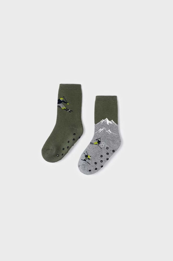 Дитячі шкарпетки Mayoral колір зелений (3442198)