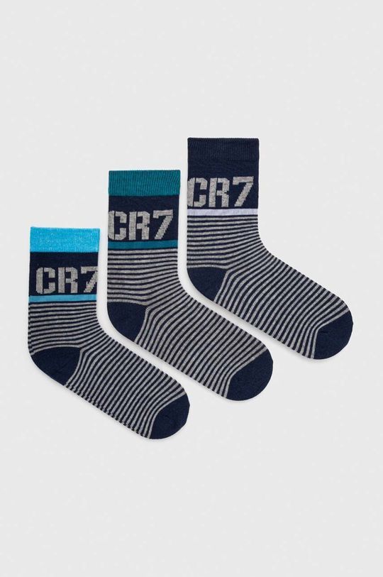 Дитячі шкарпетки CR7 Cristiano Ronaldo 3-pack колір барвистий (3598158)