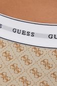 Легінси Guess жіночі колір бежевий візерунок (3397887)
