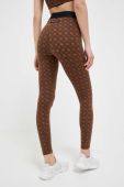 Легінси Guess жіночі колір коричневий візерунок (3327938)