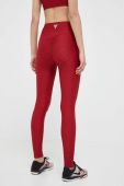 Легінси Guess жіночі колір червоний однотонні