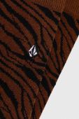Шкарпетки Volcom жіночі колір коричневий