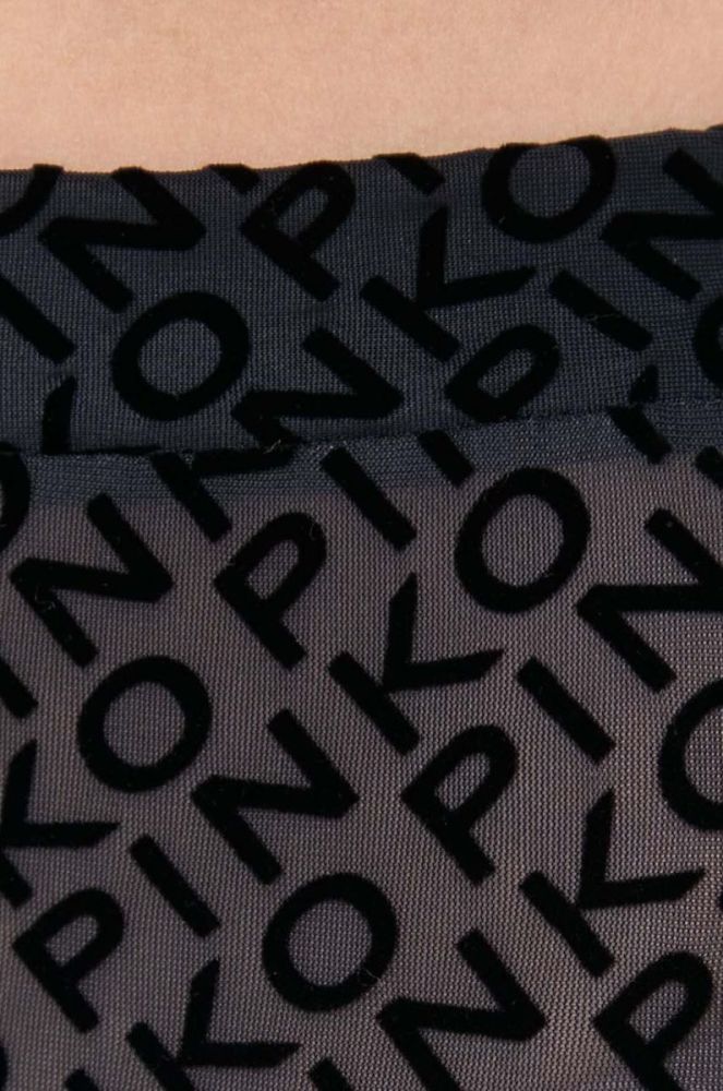 Легінси Pinko жіночі колір чорний з принтом фото 4