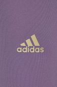 Легінси adidas жіночі колір фіолетовий з принтом