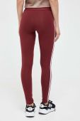 Легінси adidas жіночі колір бордовий з принтом (3338428)
