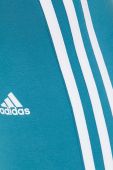 Легінси adidas жіночі колір бірюзовий візерунок