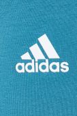 Легінси adidas жіночі колір бірюзовий з принтом