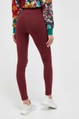Легінси adidas жіночі колір бордовий з принтом (3322177)