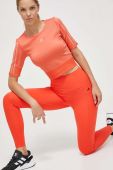 Легінси для тренувань adidas Performance Optime Power колір помаранчевий однотонні
