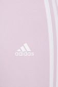 Легінси adidas жіночі колір рожевий візерунок