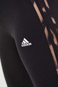 Легінси adidas жіночі колір чорний з принтом (3325058)