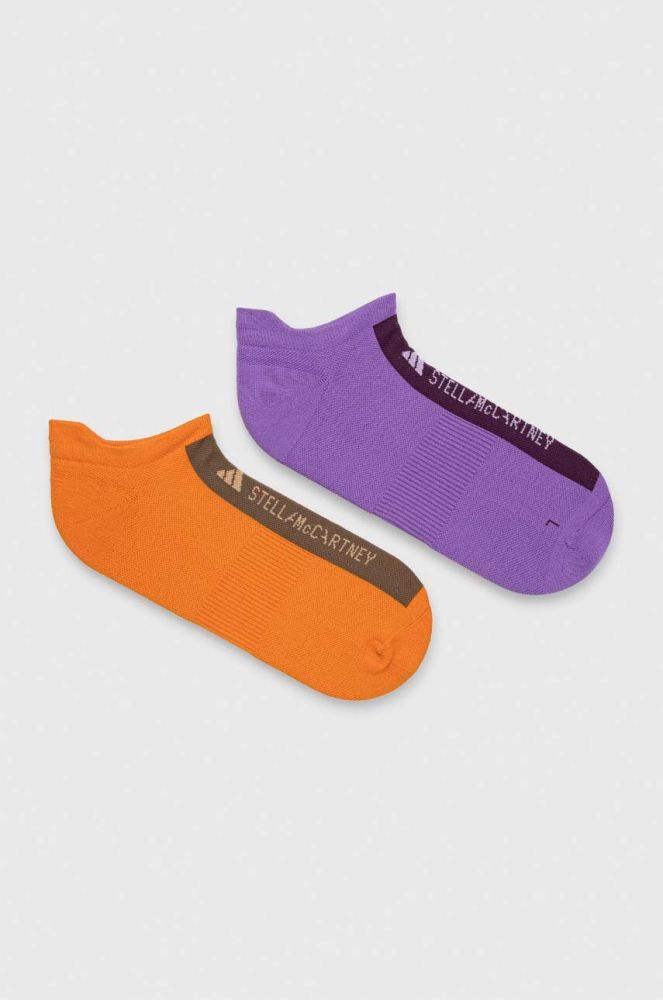 Шкарпетки adidas by Stella McCartney 2-pack жіночі колір барвистий (3614352)