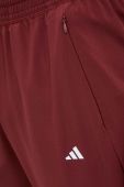 Штани для тренувань adidas колір бордовий однотонні