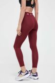 Легінси для тренувань adidas Performance Techfit колір бордовий однотонні