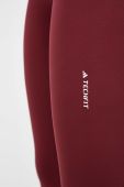 Легінси для тренувань adidas Performance Techfit колір бордовий однотонні