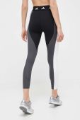 Легінси для тренувань adidas Performance Techfit колір сірий візерунок