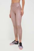 Легінси для йоги adidas Performance Studio колір рожевий візерунок