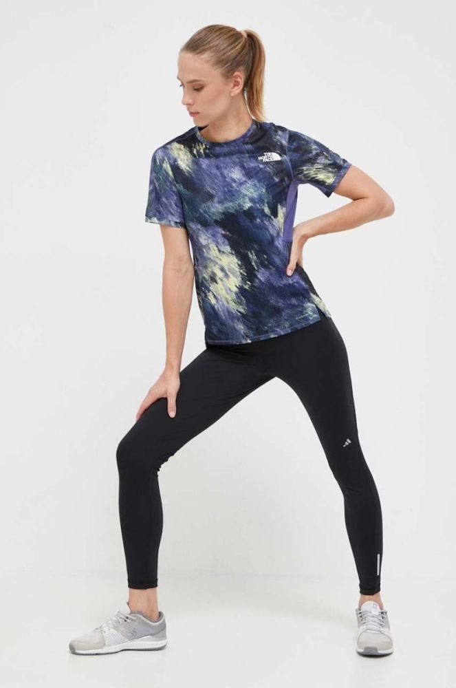 Легінси для бігу adidas Performance Ultimate колір чорний однотонні фото 2