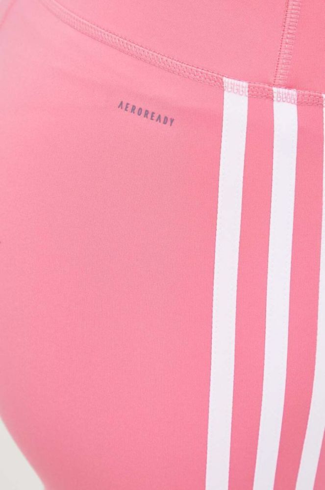 Легінси для тренувань adidas Performance Train Essentials колір рожевий з аплікацією фото 4