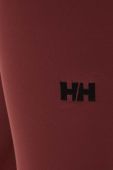 Спортивні легінси Helly Hansen Roam жіночі колір бордовий однотонні