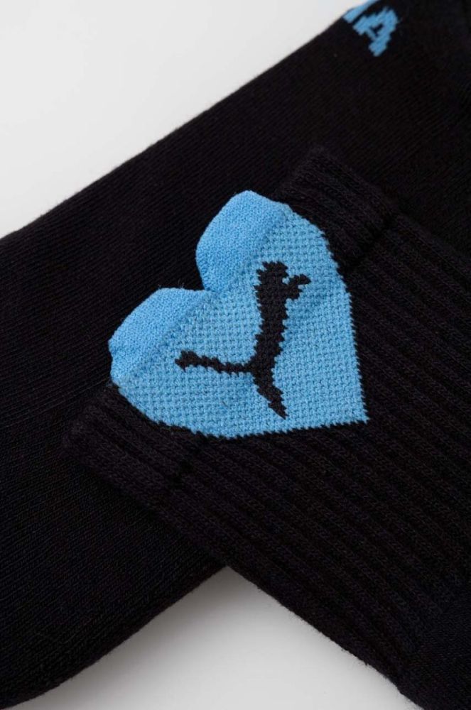 Шкарпетки Puma 2-pack жіночі колір чорний (3653684) фото 2