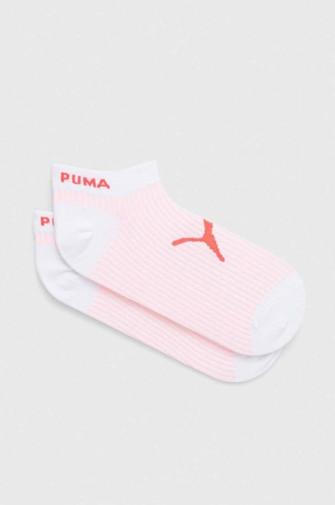 Шкарпетки Puma 2-pack жіночі колір рожевий (3575239)