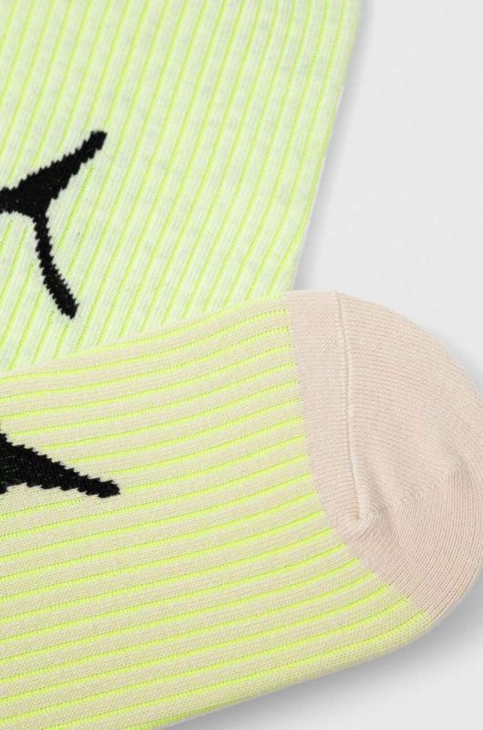 Шкарпетки Puma 2-pack жіночі колір зелений фото 2