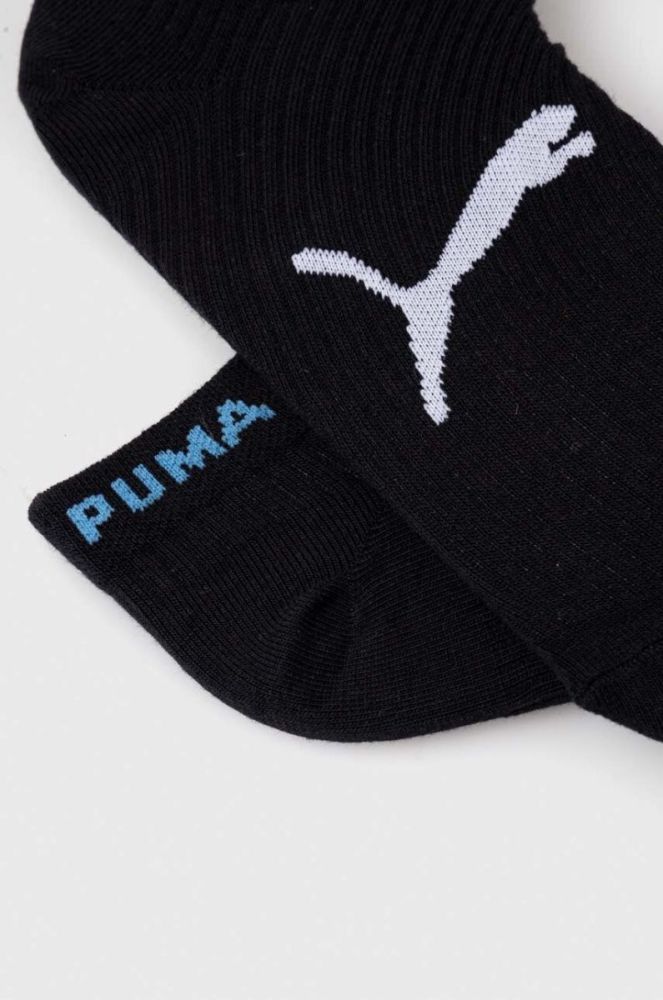 Шкарпетки Puma 2-pack жіночі колір чорний (3575235) фото 2