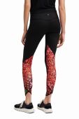 Легінси Desigual жіночі колір чорний візерунок (3602228)