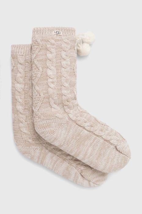 Шкарпетки UGG жіночі колір бежевий (3470773) Шкарпетки UGG жіночі колір бежевий (3470773)