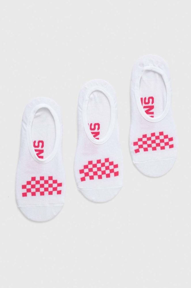 Шкарпетки Vans 3-pack жіночі колір білий