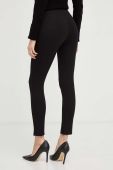Штани Guess жіночі колір чорний облягаюче висока посадка (3546870)