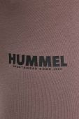 Легінси Hummel жіночі колір коричневий з принтом