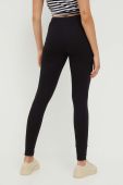 Легінси United Colors of Benetton жіночі колір чорний однотонні