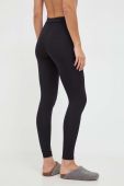 Легінси лаунж HUGO колір чорний однотонні (3571669)