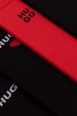 Шкарпетки HUGO 4-pack жіночі колір чорний