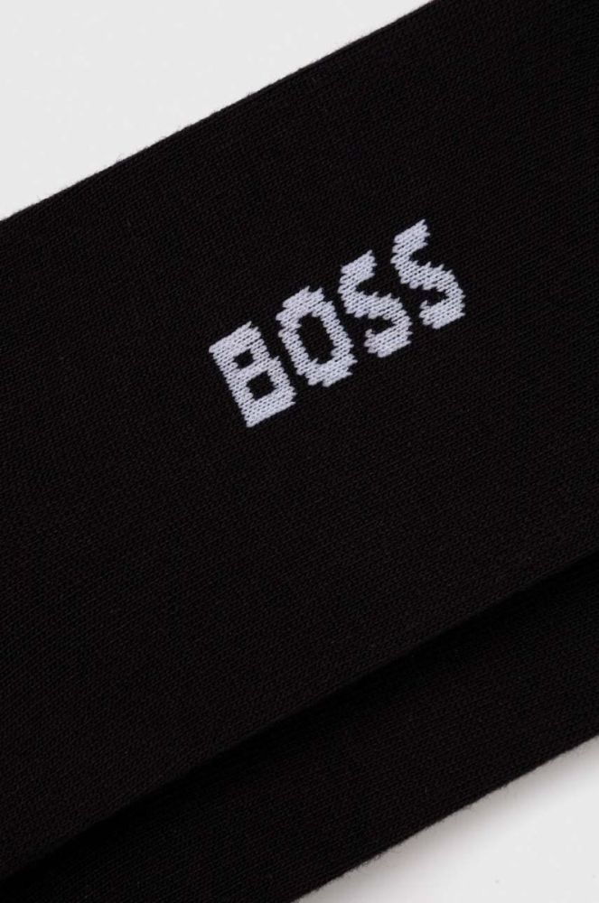 Шкарпетки BOSS 2-pack жіночі колір чорний (3537987) фото 2