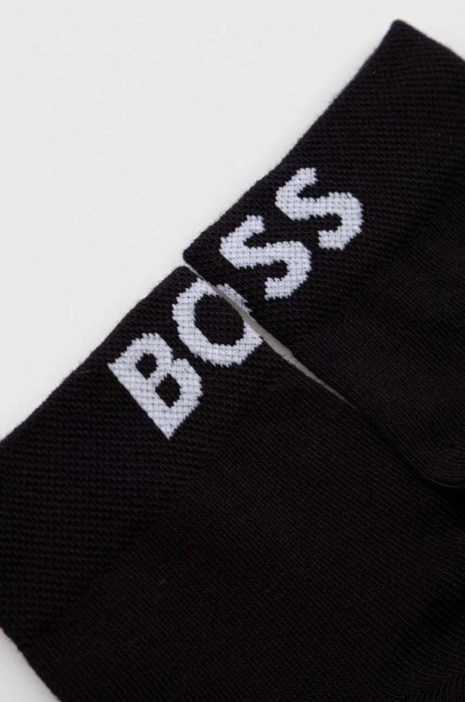 Шкарпетки BOSS 2-pack жіночі колір чорний (3523702) фото 2