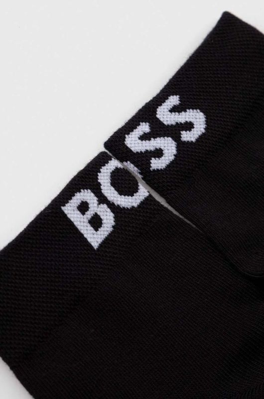Шкарпетки BOSS 2-pack жіночі колір чорний (3523702) фото 2