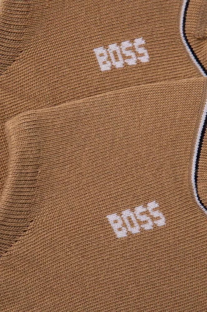 Шкарпетки BOSS 2-pack жіночі колір бежевий (3515578) фото 2