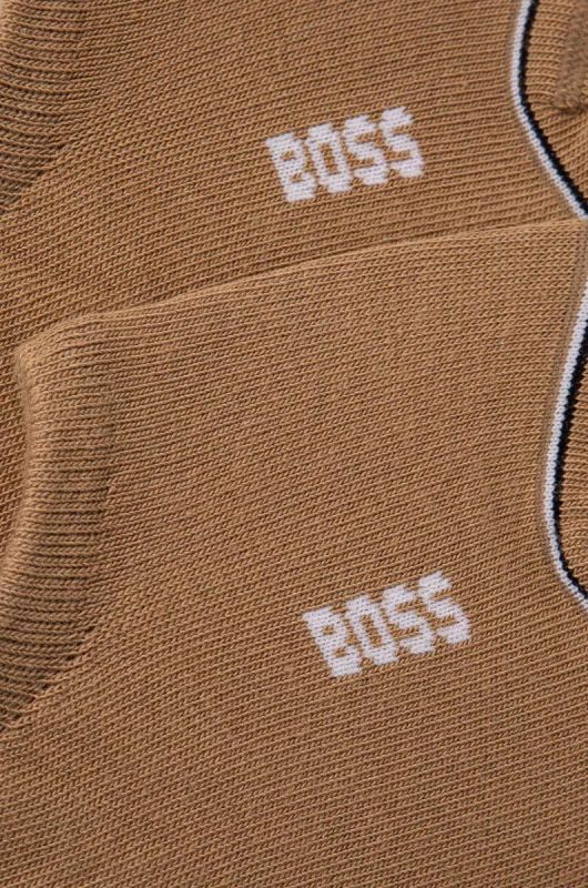 Шкарпетки BOSS 2-pack жіночі колір бежевий (3515578) фото 2