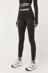 Легінси PLEIN SPORT жіночі колір чорний з принтом (3379455)